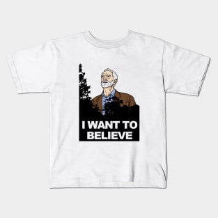 Corbyn I Want To Believe Kids T-Shirt